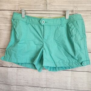 So Blue Polka Dot Juniors Size 9 Bermuda Shorts